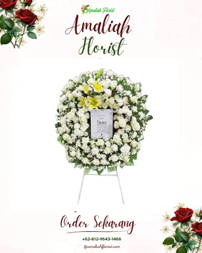 Krans Bunga Duka Cita di Pengulon